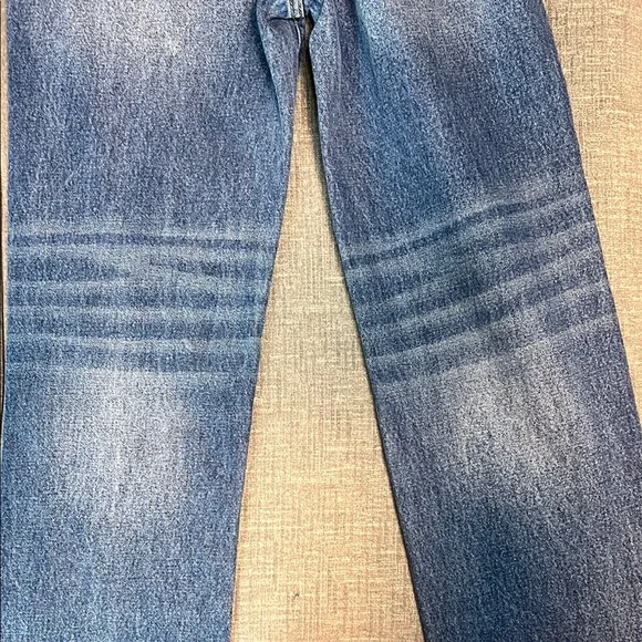 DRIFTWOOD Blue Straight Leg Jeans with Classic Fading Size 27 - Picture 7 of 10